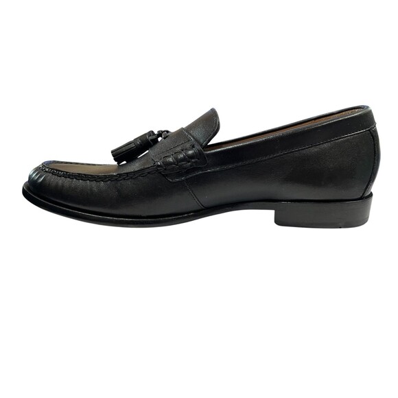 Cole Haan Men\'s Black Leather Pinch Handsewn Tassel Loafer  Size 9.5  NIB No Lid main image 7